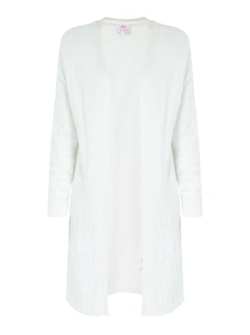 Swirly Damen Cardigan in WEISS