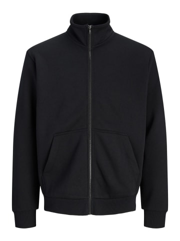 Jack & Jones Sweatjacke JJEBRADLEY SWEAT ZIP HN in Schwarz