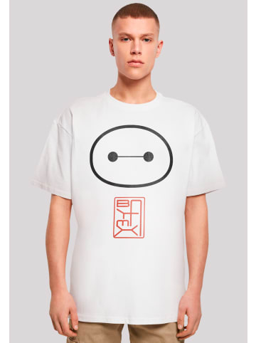 F4NT4STIC Heavy Oversize T-Shirt Big Hero 6 Baymax in weiß