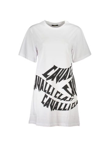 cavalli CLASS Weiß Baumwolle Damen Kleid