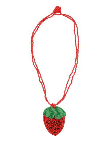 collezione alessandro Kurze Kette " Strawberry " in rot