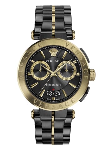 Versace Analoguhr für Herren in schwarz