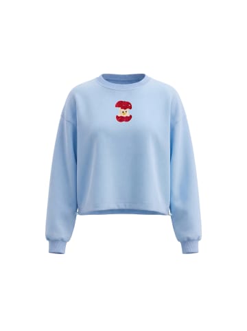 myMo Women Sweatshirt in Light Blue