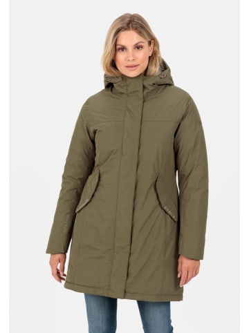 Camel Active teXXXactive® Funktionsmantel aus recyceltem Polyester in Khaki