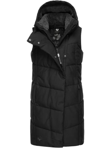 ragwear Steppweste Pavla Vest in Black