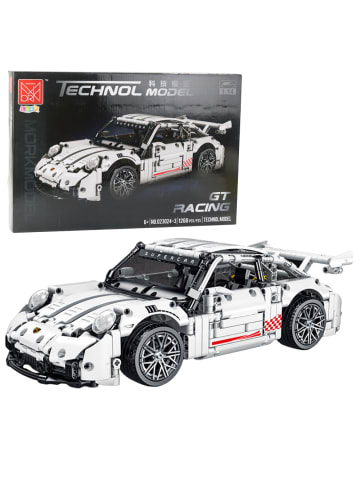 Wisam® Bausteine GT-Rennwagen Weiß 1:14 1268 Stk.