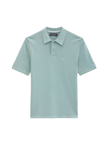 Marc O'Polo Strick-Poloshirt regular in Midnight Moss