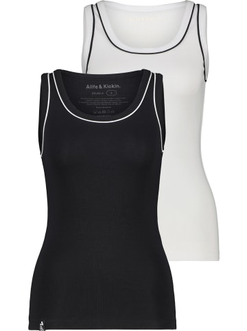 alife and kickin Tanktop ElinAK A in black white