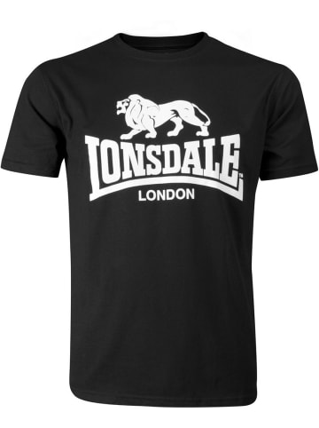Lonsdale T-Shirt "Logo" in Schwarz