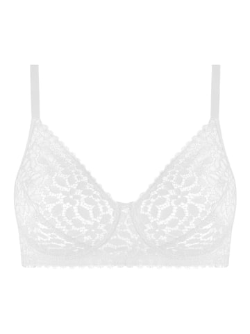 Nur Die  Bügelloser BH Lace in Weiß