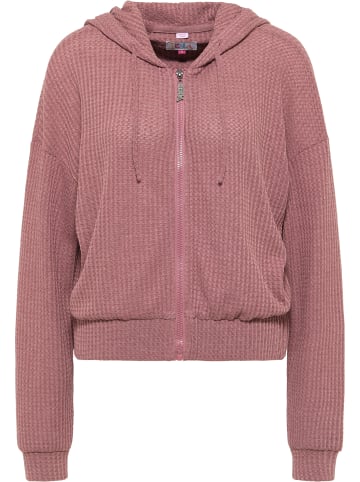 IZIA Kapuzensweatjacke in Mauve