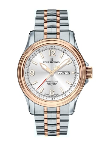 Revue Thommen Analoguhr für Herren in silber