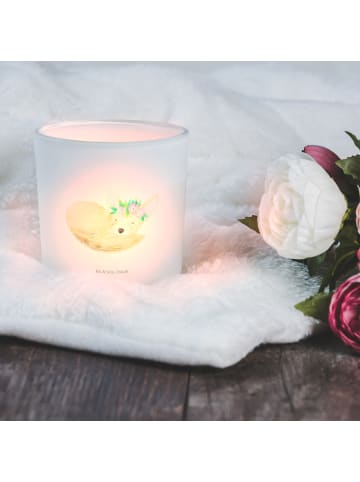 Mr. & Mrs. Panda Windlicht Wüstenfuchs Blumen ohne Spruch in Transparent