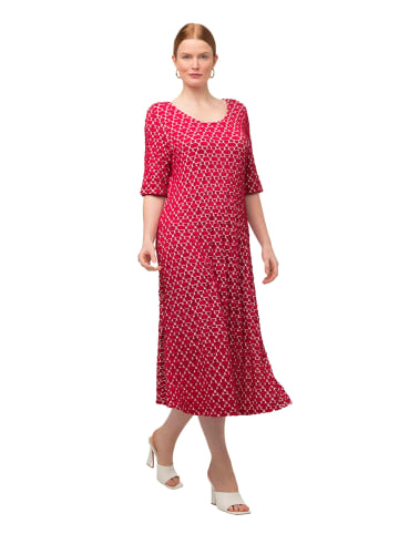 Ulla Popken Jerseykleid in mohnrot