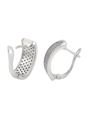 faina Women Huggie Earrings in Silver