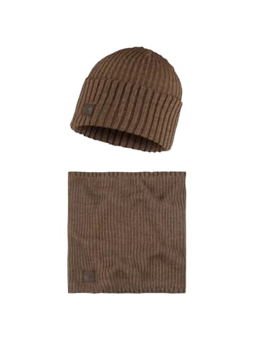 Buff Buff Gift Pack Set Beanie and Neckwarmer in Braun