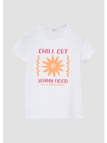 s.Oliver T-Shirt in 0100_weiß