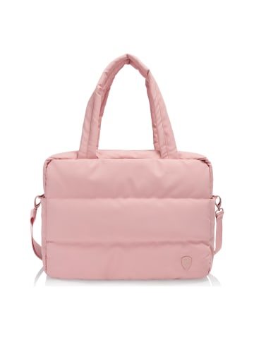 Heys Puffer Schultertasche 33 cm Laptopfach in rose