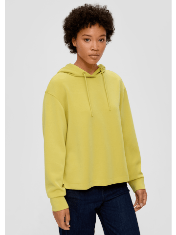 S. Oliver Sweatshirt langarm in Gelb