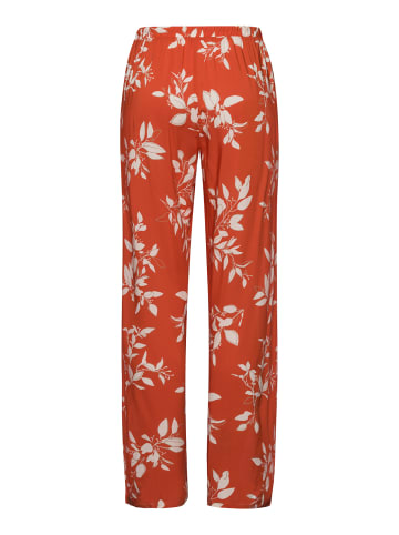Hanro Pyjamahose Sleep & Lounge in tangerine flowers