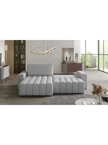 MF Design Bonita Recamiere Links in Hellgrau -  (L) 175 x (B) 250 x (H) 92 cm