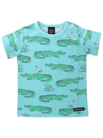 Villervalla T-Shirt Animal in blau