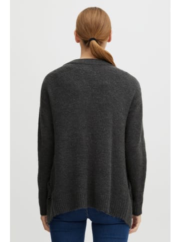 Oxmo Strickjacke OXSally in Grau