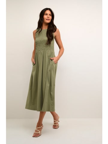 Cream Jerseykleid CRLula A-shape in Oil Green