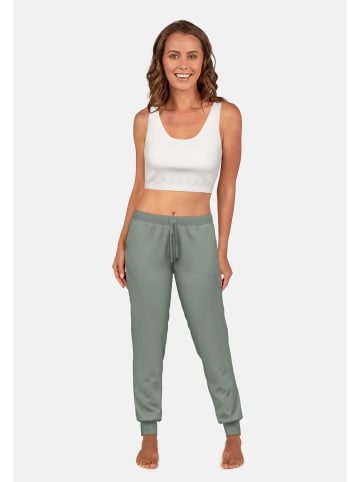 Tom Tailor Lange-Hose Haarlem in grün-mittel-uni