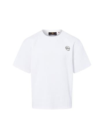Alpha Industries T-Shirt Studio Waffle in weiß