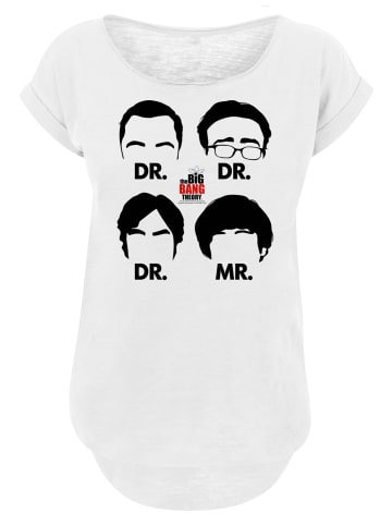 F4NT4STIC T-Shirt Big Bang Theory TV Serie Doctors And Mr in weiß