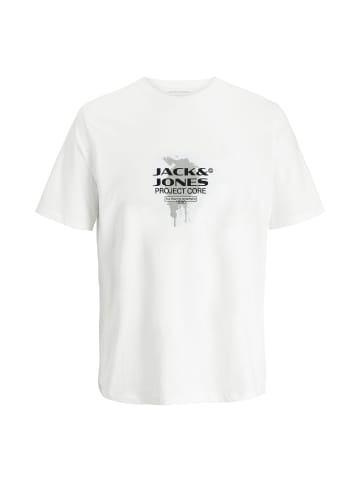 Jack and Jones T-Shirt JCOCONDOR Tee SS Crew Neck FST in Weiß