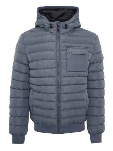 Threadbare Steppjacke Bescot in Charcoal