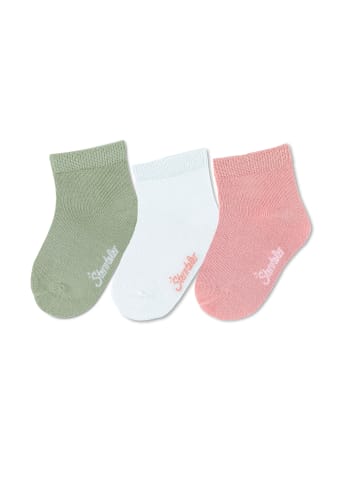 Sterntaler Sneaker-Socken uni, 3er-Pack in zartrosa