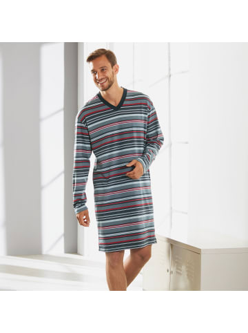 Erwin Müller Single-Jersey Nachthemd in grau