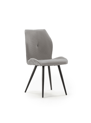 CALICOSY 2er-Set Stühle ADAYA  in Hellgrau  - (W) 46  x (H) 49,5  x (L) 62  cm