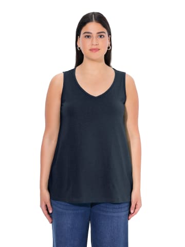 Ulla Popken Strick-Top in marine