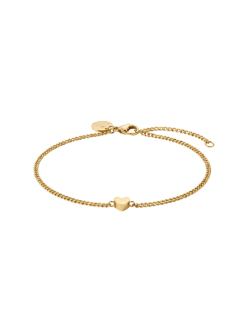 PURELEI Fußkettchen Tiny Heart Gold