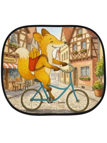 Autoscheibensonnenschutz Fuchs Lieferung Pommes... in Weiß