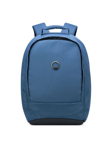 Delsey Securban Rucksack RFID 40 cm Laptopfach in dunkelblau