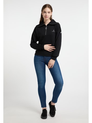 DreiMaster Maritim Damen Oversized Sweatshirt in Schwarz