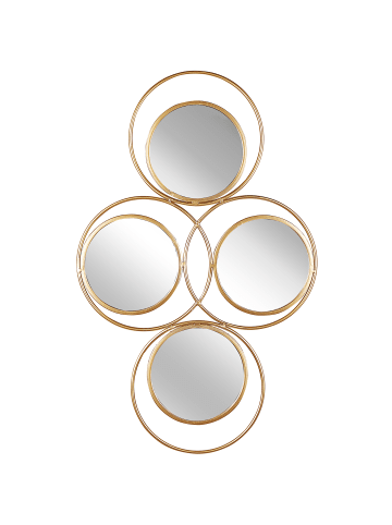 Beliani Dekospiegel LESCAR in Gold - (W) 50 x (H) 80 x (L) 2 cm