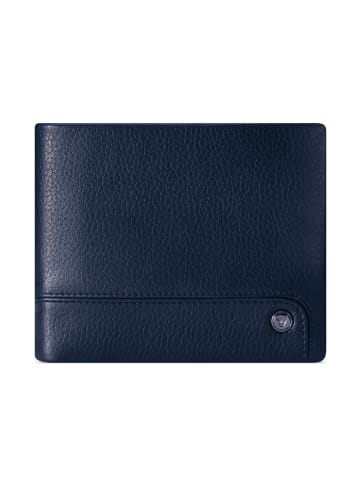 Roncato Alaska Geldbörse RFID Schutz Leder 13 cm in navy