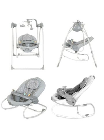 Lorelli Babywippe elektrisch Tango 2 in 1 in grau