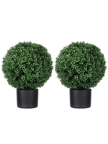 HOMCOM Künstliche Pflanze-40L x 40B x 52H cm-Grün