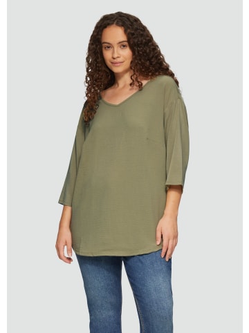 QS T-Shirt in 7282_olivgrün
