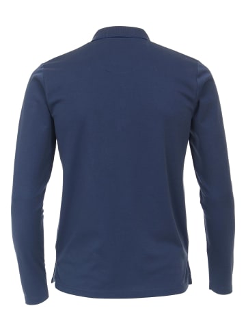 Redmond Langarmpoloshirt in Blau