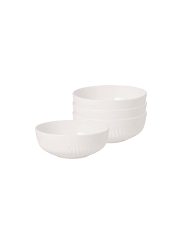 Villeroy & Boch 4er Set Müslischalen Afina ø 14,9 cm weiß in weiß