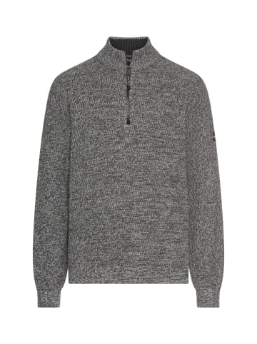 Camel Active Strick-Troyer mit melierter Struktur in Grau