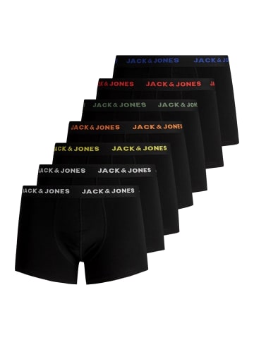 Jack and Jones 7er Pack Trunks in Schwarz